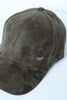 Camo Suede Leather Hat