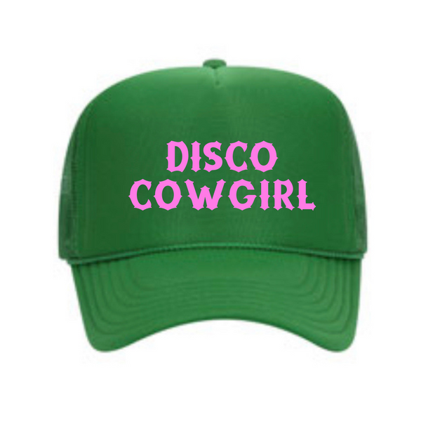 Discos Cowgirl Trucker Hat